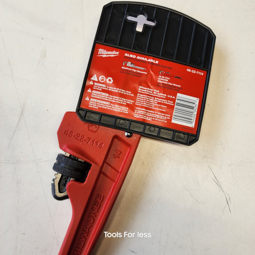 14' Steel Pipe Wrench 14' Steel Pipe Wrench